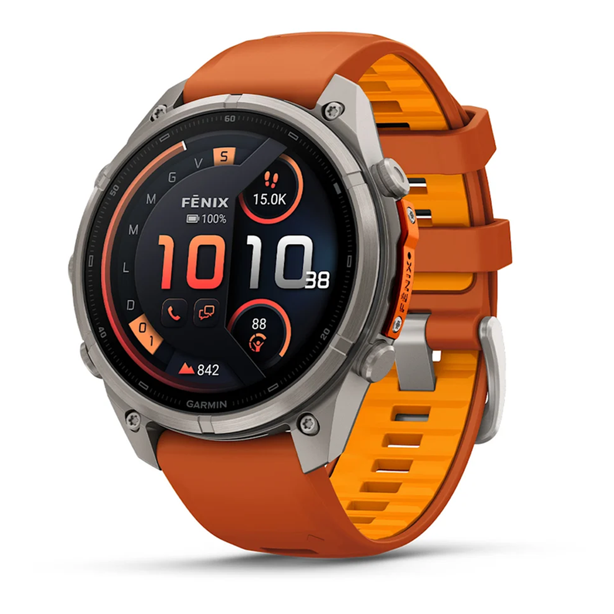 Garmin Fenix 9 Pro 47 mm inReach - Grau Orange