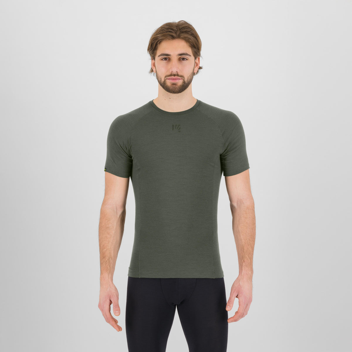 Maglia intima Karpos Dinamico Merino 130 - Verde oliva Karpos