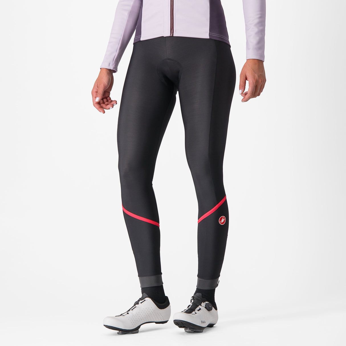 Calzamaglia senza bretelle donna Castelli Velocissima DT - Rosa scuro - M