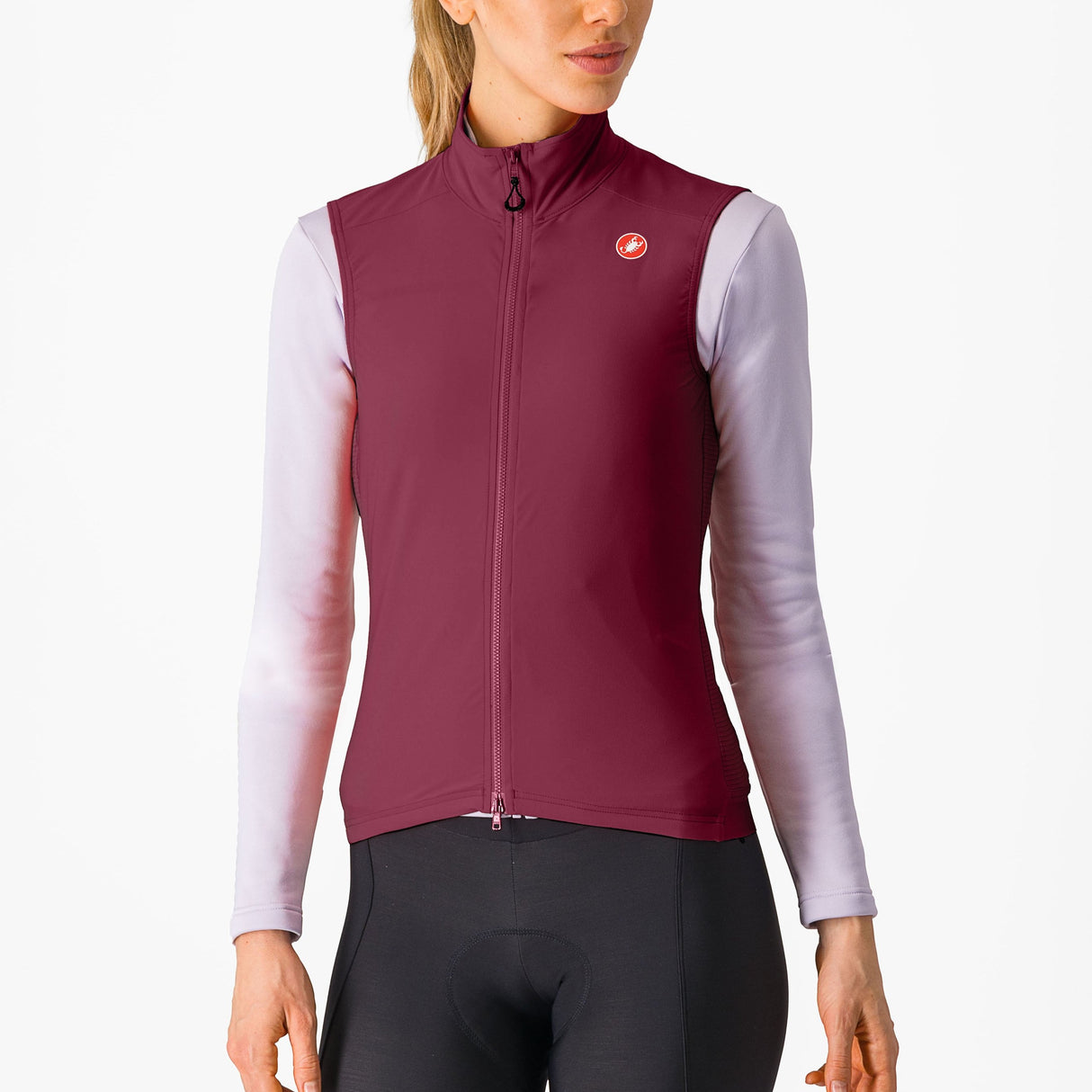 Gilet donna Castelli Espresso - Bordeaux - F