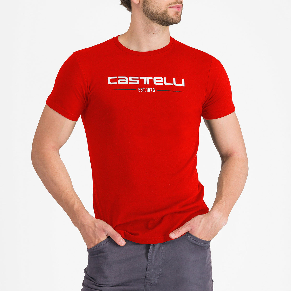 T-Shirt Castelli '76 - Rosso - B