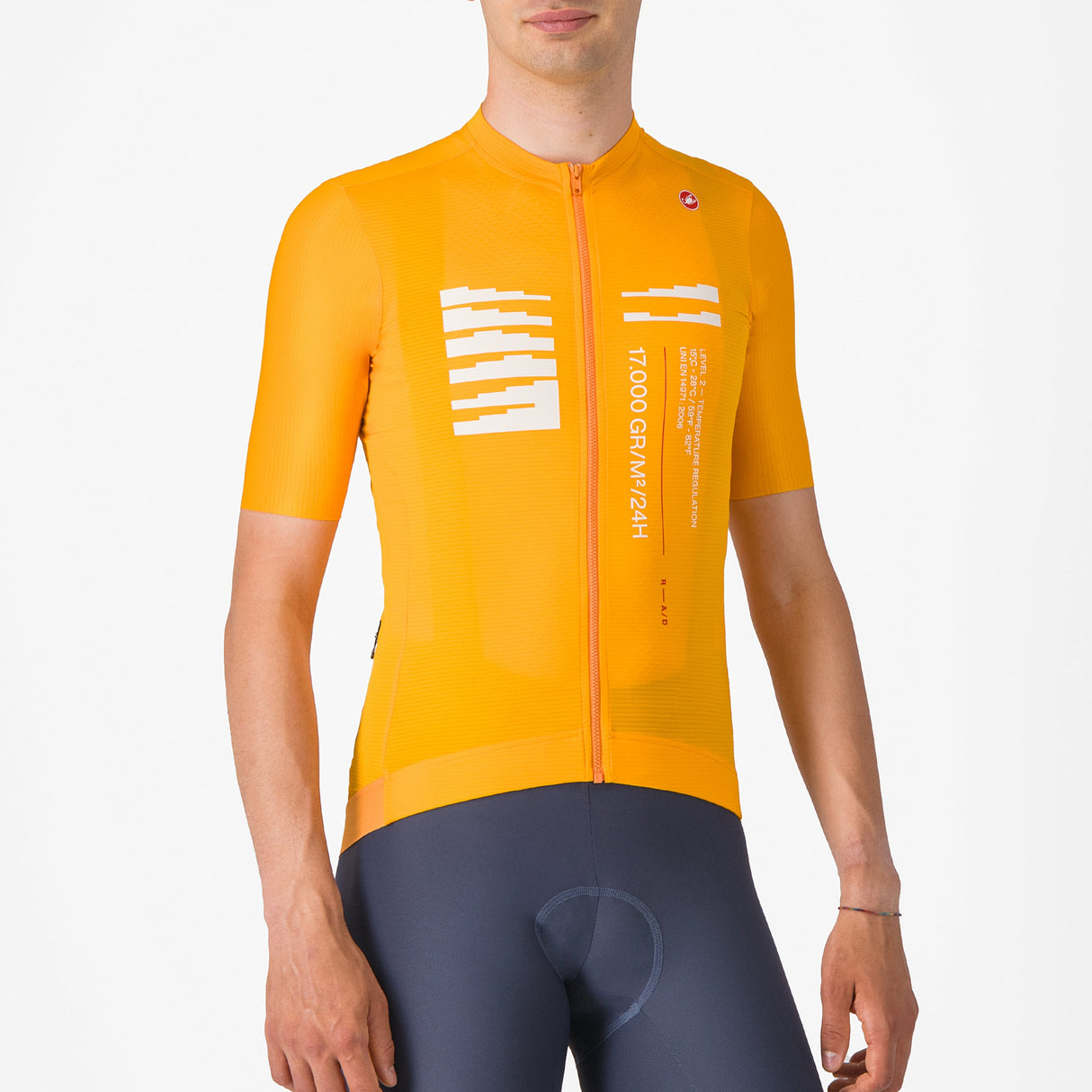 Maglia Castelli Espresso R-A/D - Arancio chiaro - O