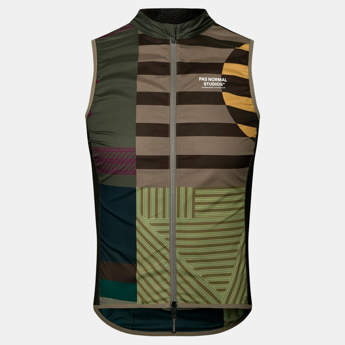 Gilet Pas Normal Studios Mechanism Stow Away AOP International - Vert