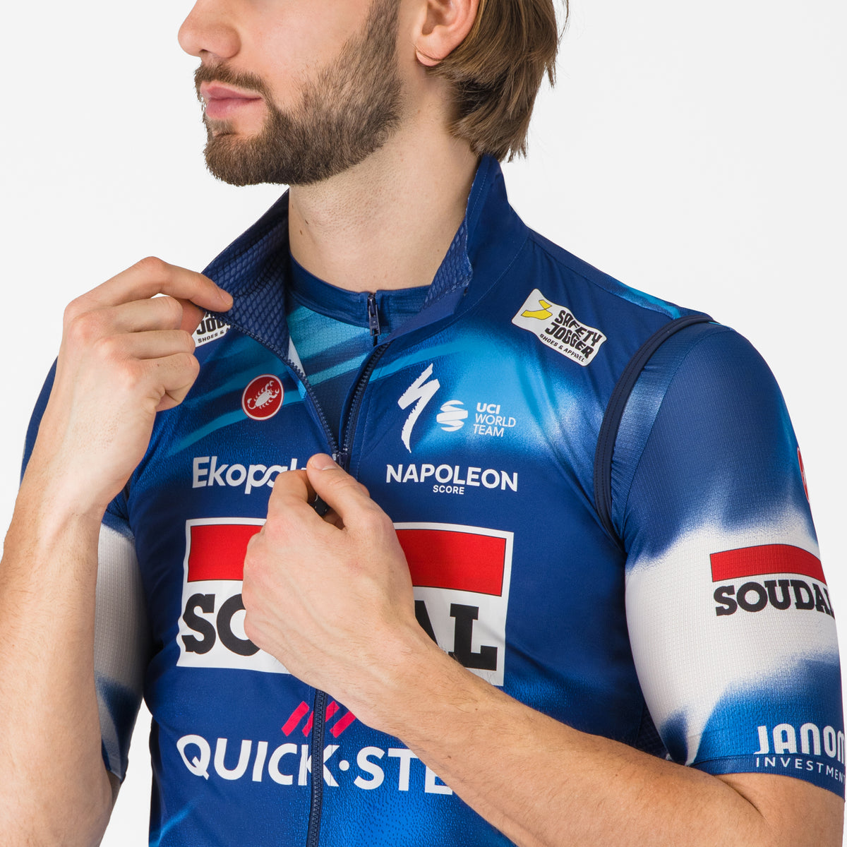 Gilet Castelli Soudal Quick-Step 2025 Pro Light Wind - Q