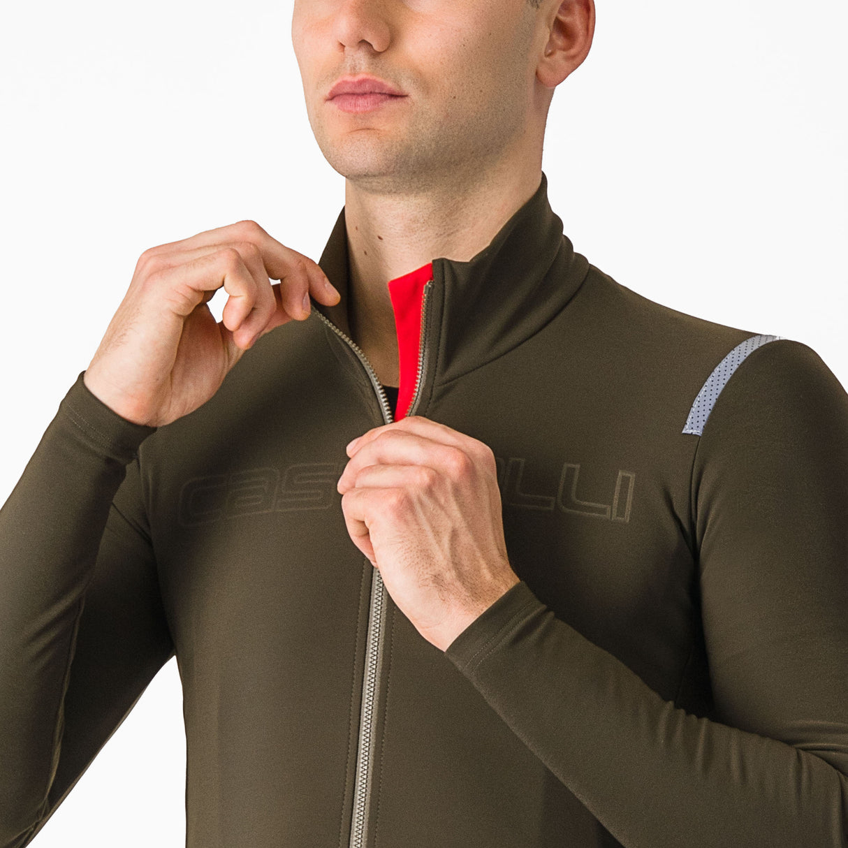 Maglia maniche lunghe Castelli Tutto Nano RoS - Marrone - A
