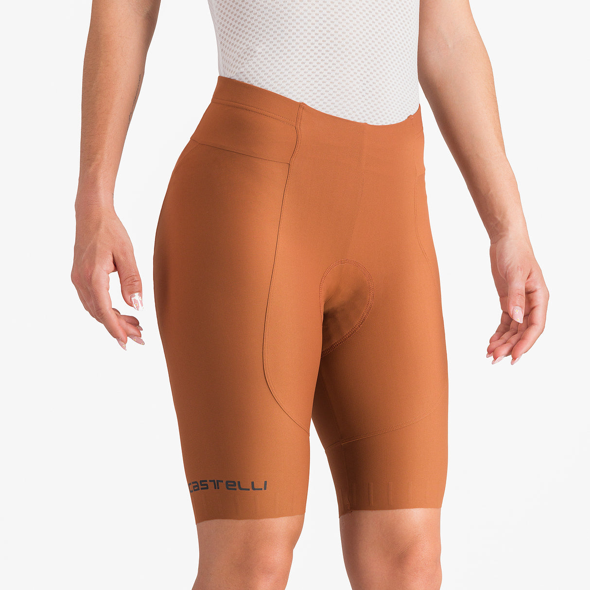 Pantaloncini donna Castelli Espresso DT - Marrone - B