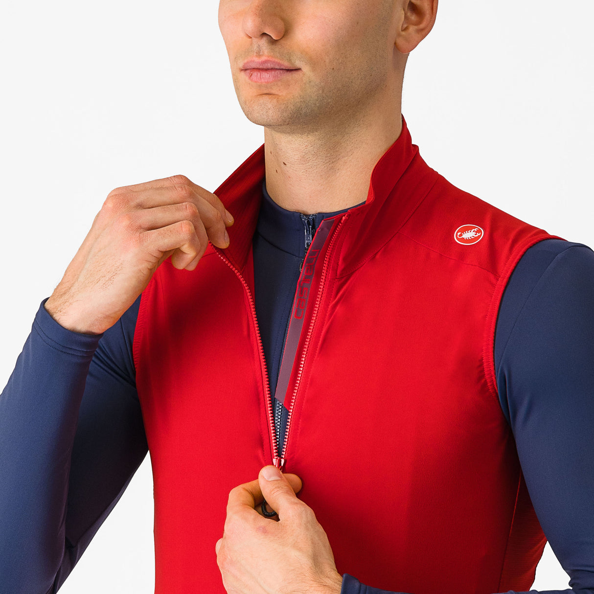 Gilet Castelli Espresso - Rosso - P