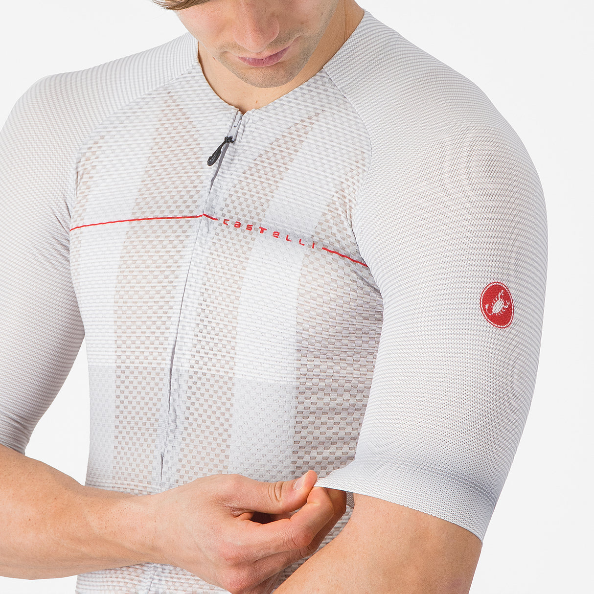 Maglia Castelli Climber's A/C - Grigio chiaro - A