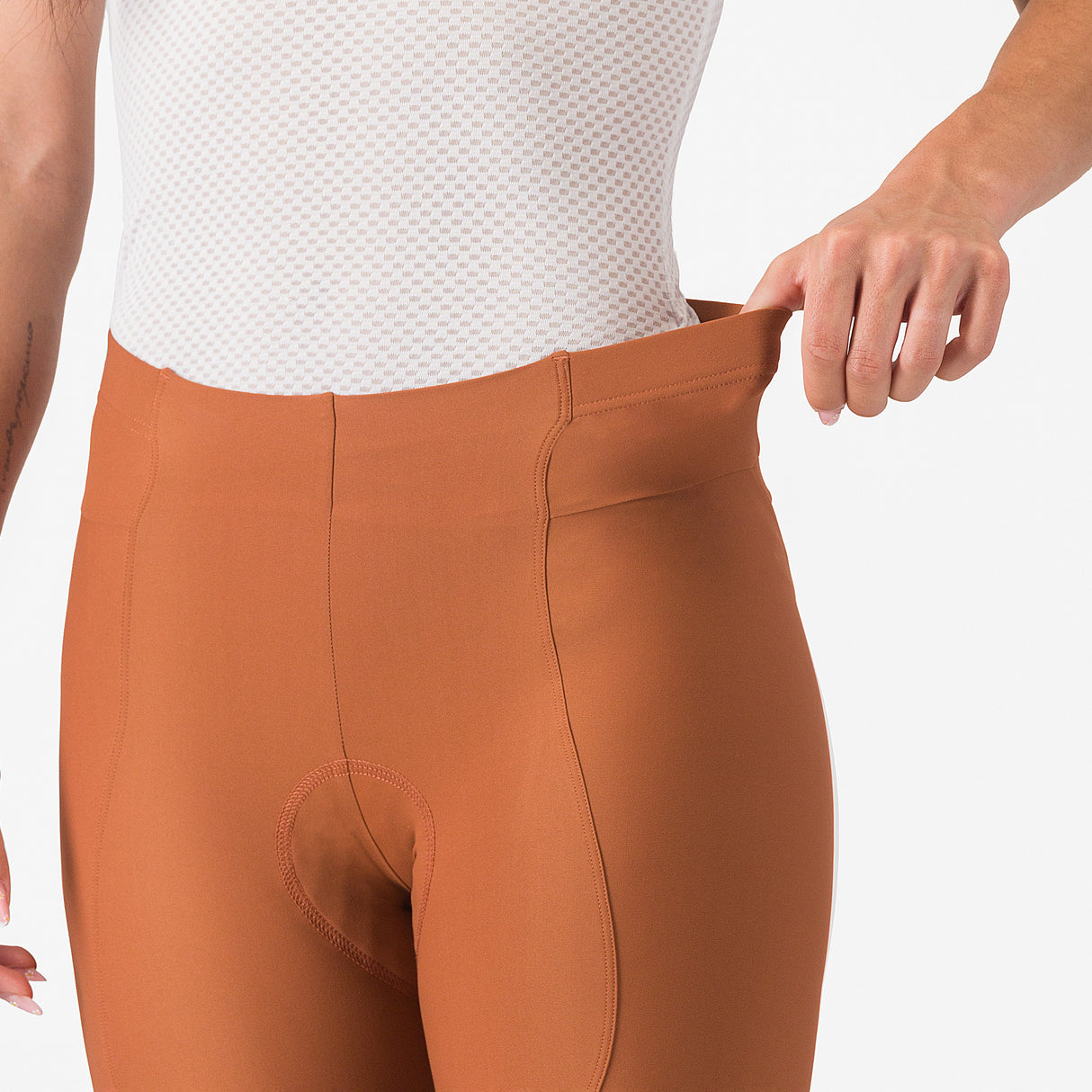Pantaloncini donna Castelli Espresso DT - Marrone - D