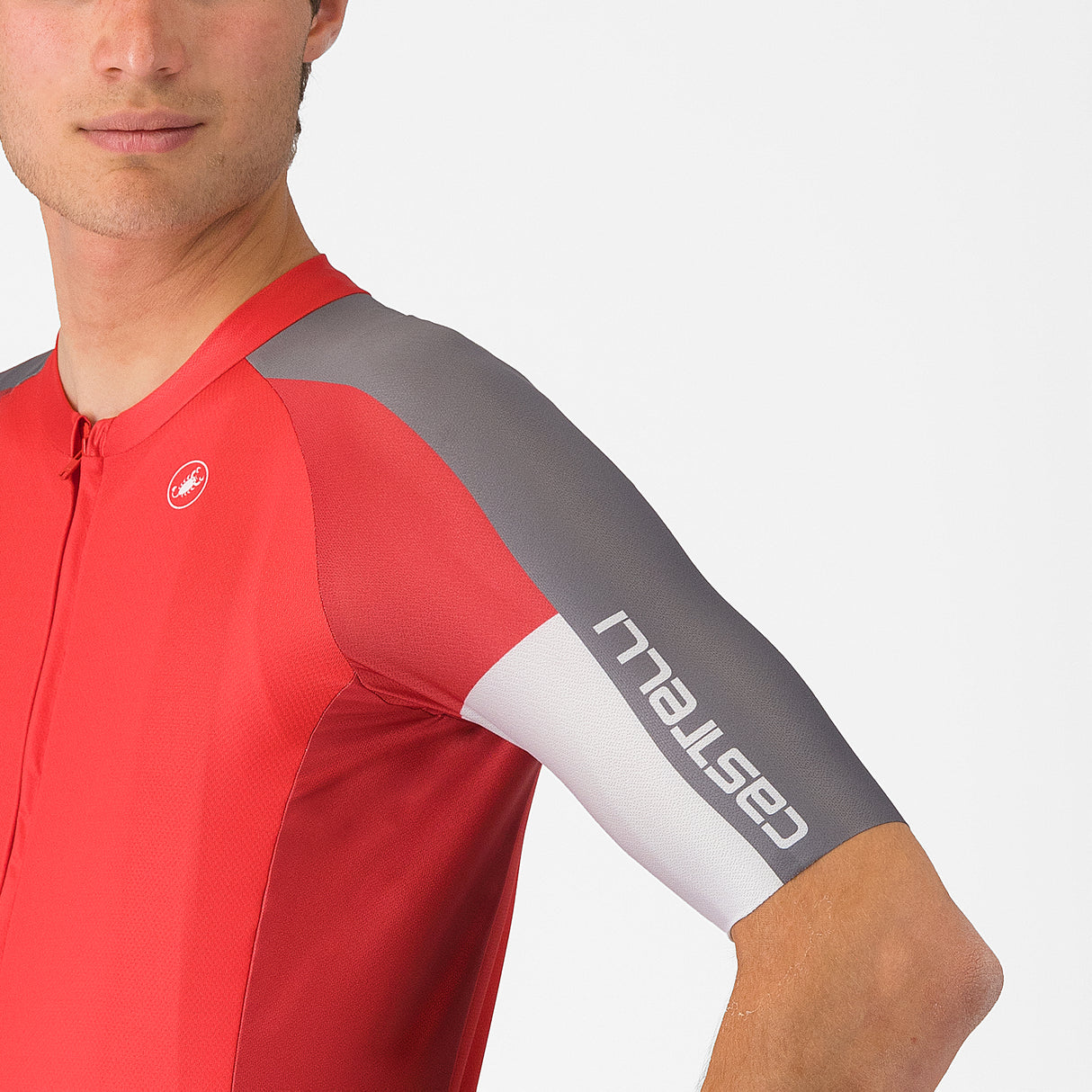 Maglia Castelli Entrata 6 - Rosso grigio scuro - E