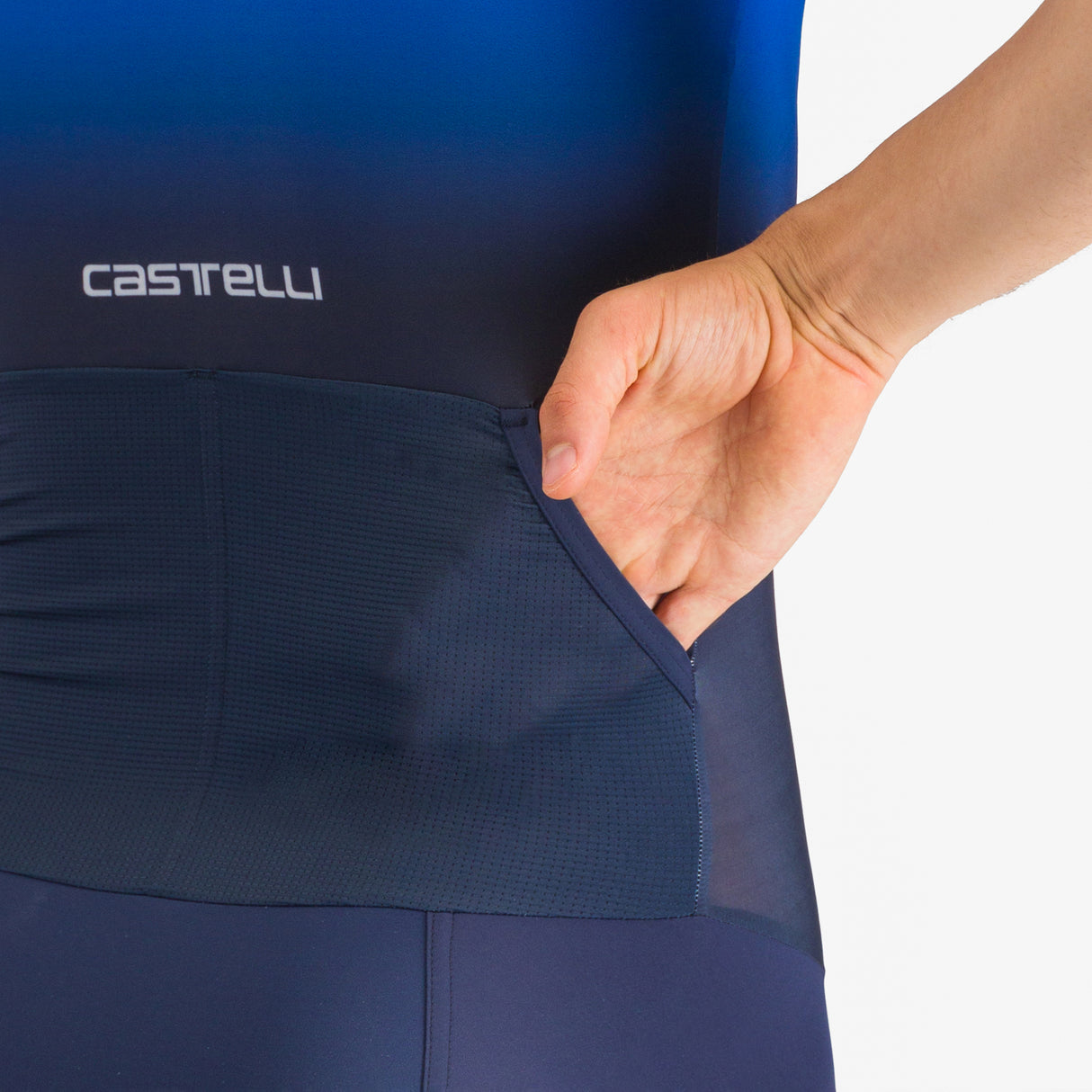 Body Castelli PR 2 Speed Suit - Blu bianco - L