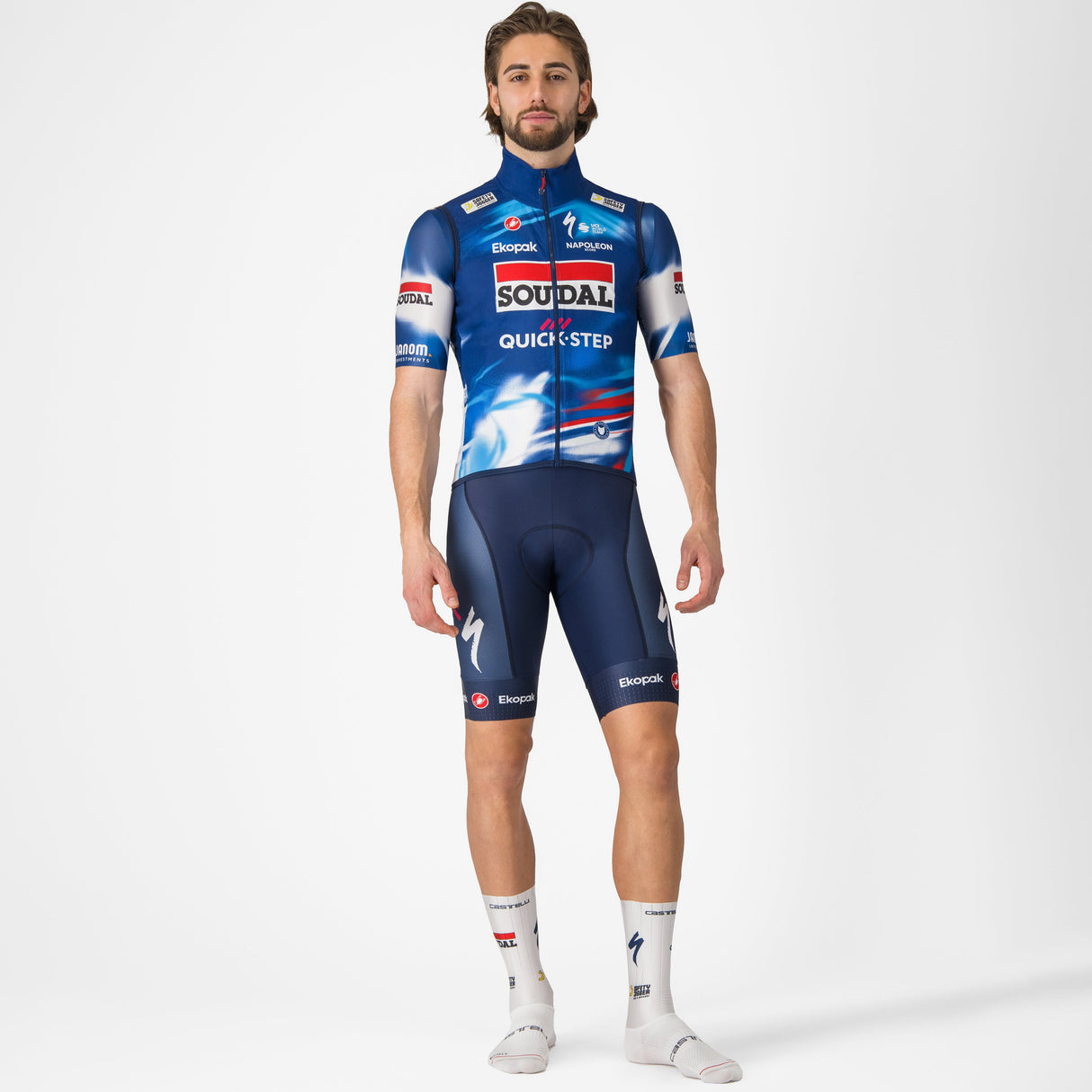 Gilet Castelli Soudal Quick-Step 2025 Pro Light Wind - B