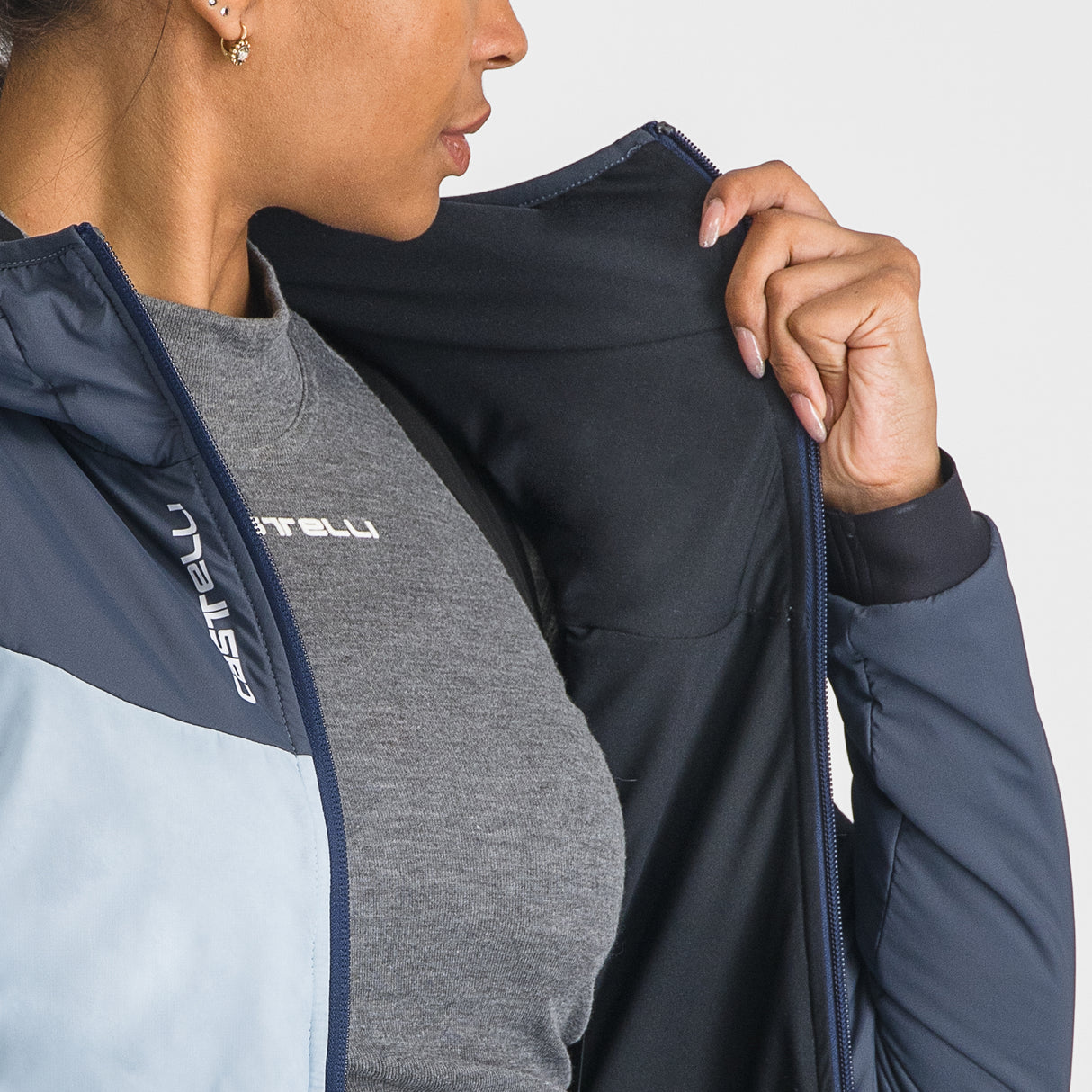 Giacca donna Castelli Fly - Azzurro - Q
