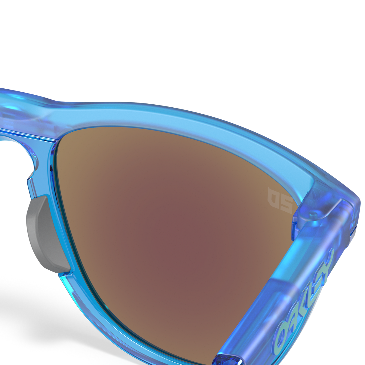 Occhiali Oakley Frogskins Hybrid Fabio Quartararo - Matte Acid Blue Prizm Sapphire - B