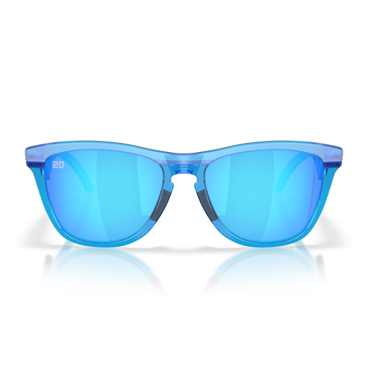 Occhiali Oakley Frogskins Hybrid Fabio Quartararo - Matte Acid Blue Prizm Sapphire - P