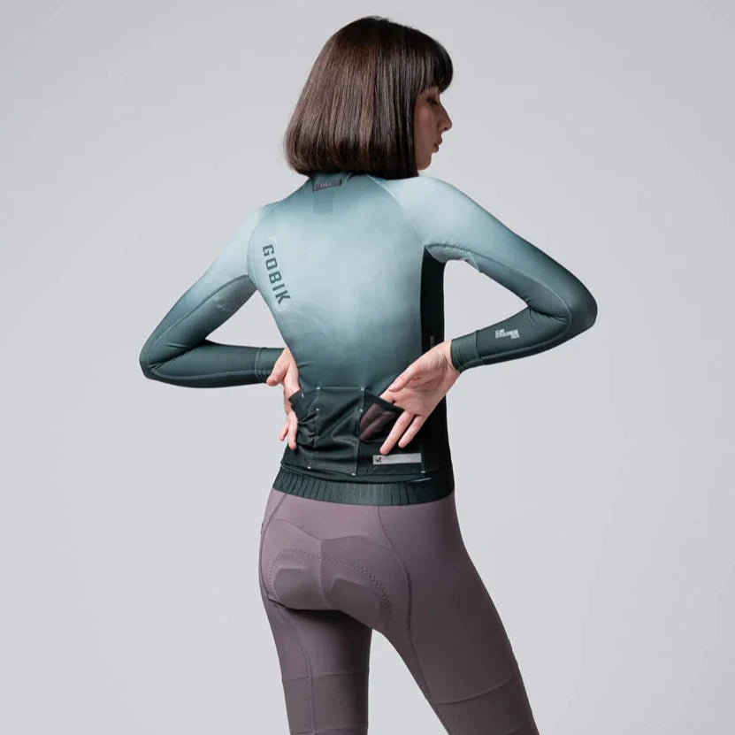 Maglia maniche lunghe donna Gobik Hyder Willow - Verde - Q