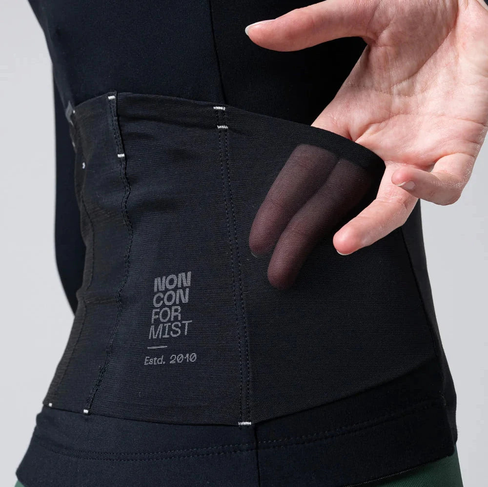Maglia maniche lunghe donna Gobik Pacer Solid 2.0 Jasper - Nero - F