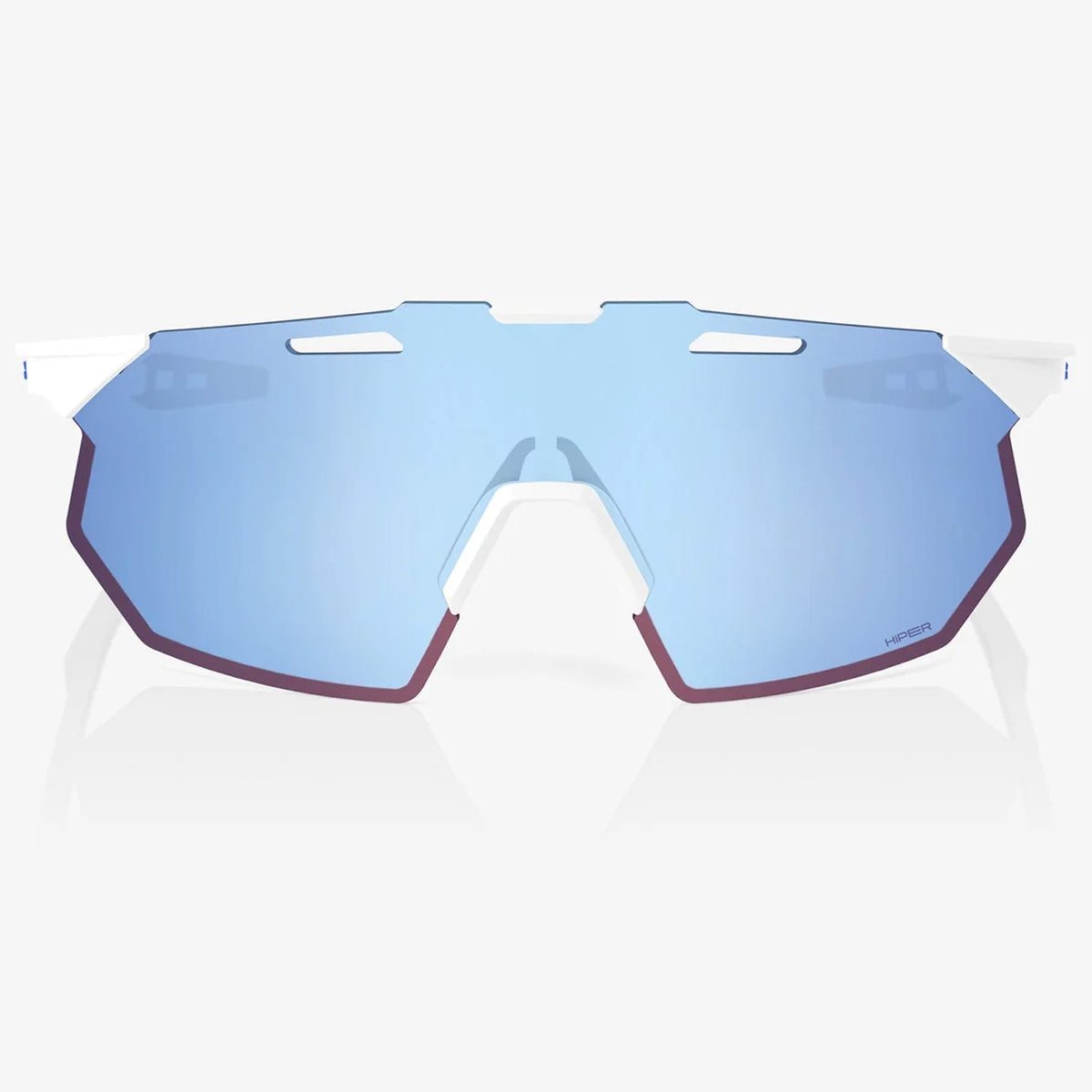 Occhiali 100% Hypercraft SQ - Soft Tact White HiPER Blue Multilayer - B