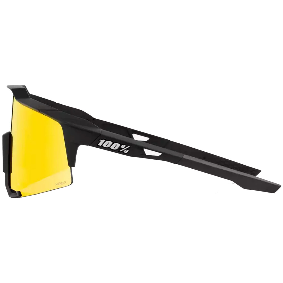Occhiali 100% Speedcraft - Soft Tact Black HiPER Red Mirror - E