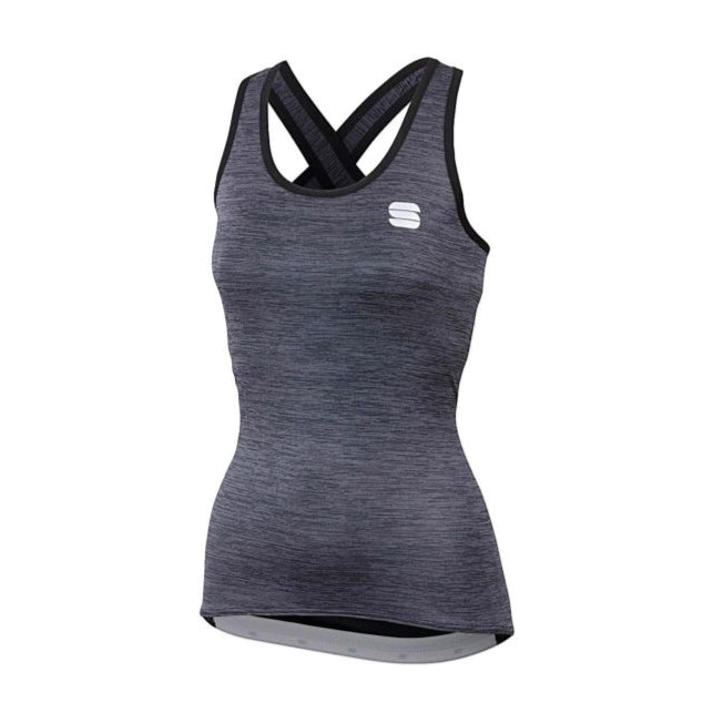 Top donna Sportful Giara - Nero grigio - F
