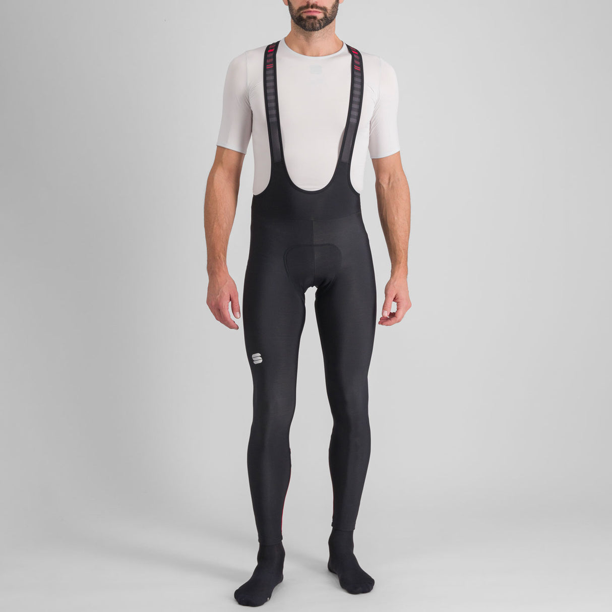 Calzamaglia Sportful Classic - Nero rosso - I
