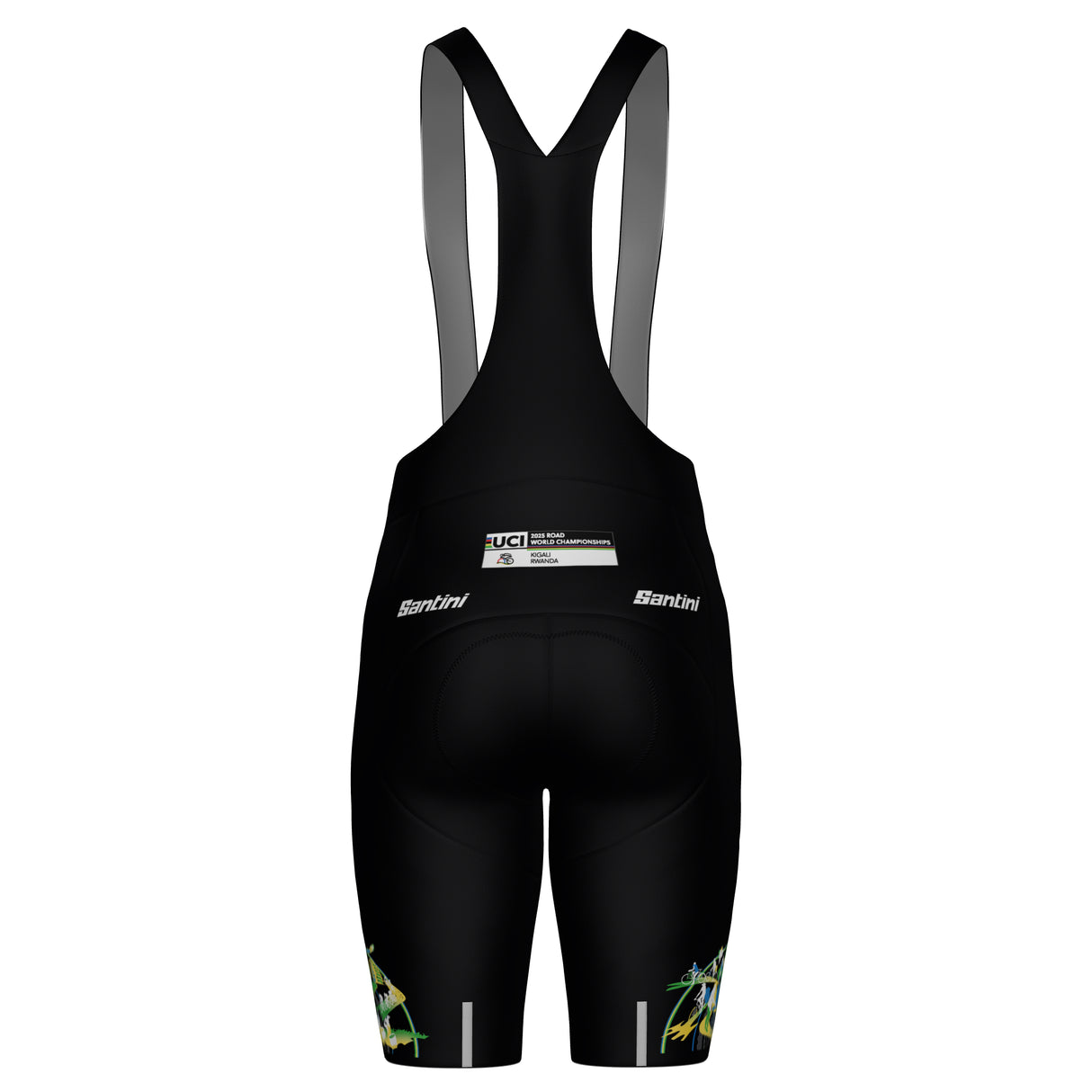 Santini UCI World Championship Rwanda 2025 tragerhose - Kigali