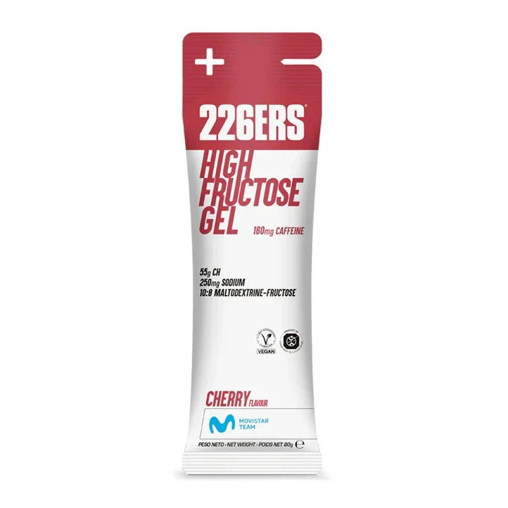 Box High Fructose Gel 160 mg Caffeine 226ERS 6x80g - Cherry