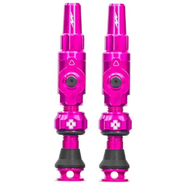 Valvole Muc-off Big Bore Lite Medium 35mm - Rosa - E