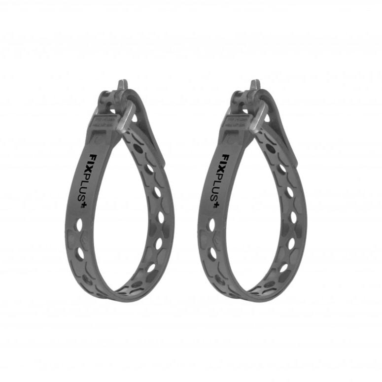 Coppia di cinghie Fixplus 23 cm - Grigio - C