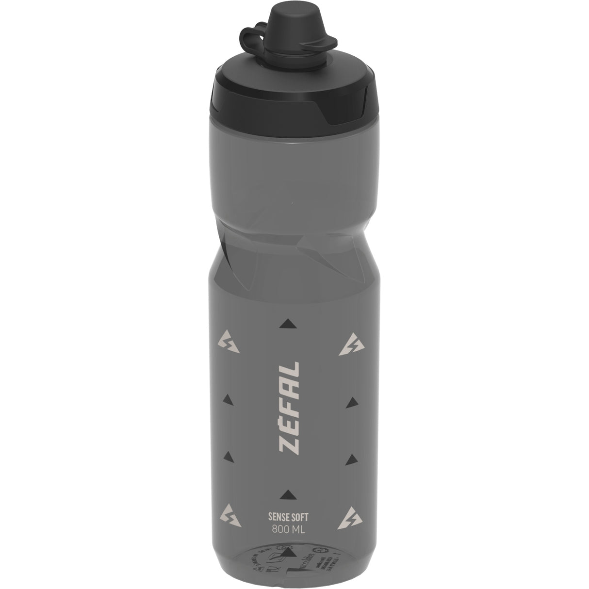 Borraccia Zefal Sense Soft No Mud 800 ml - Grigio - E