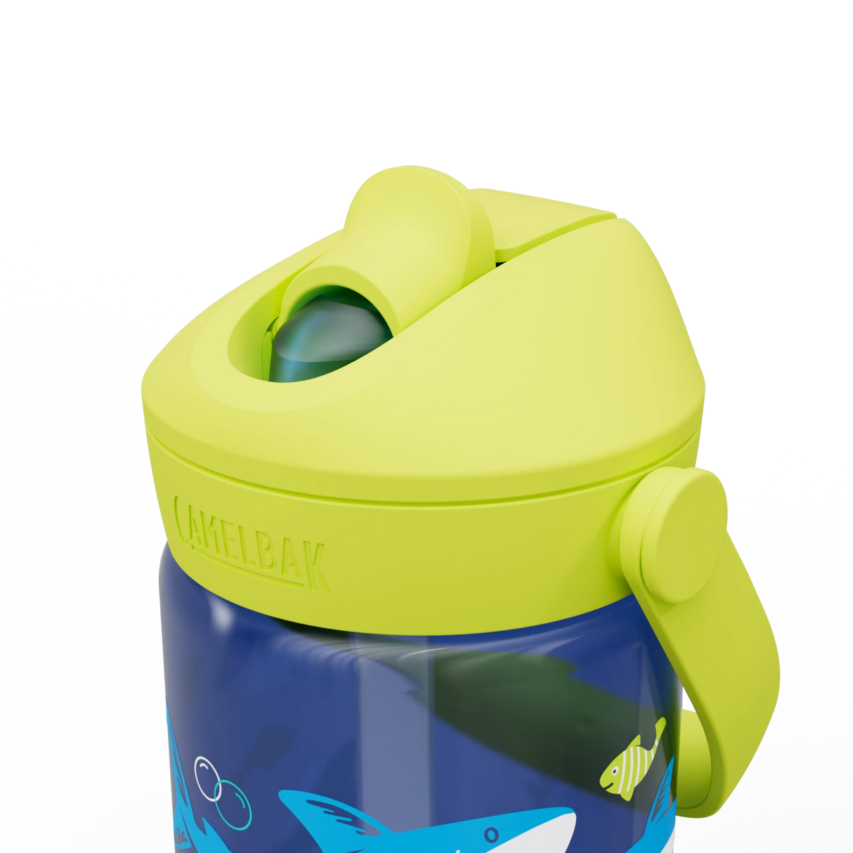 Camelbak Thrive Flip Straw Kinder-Trinkflasche 410 ml - Sharks and Rays