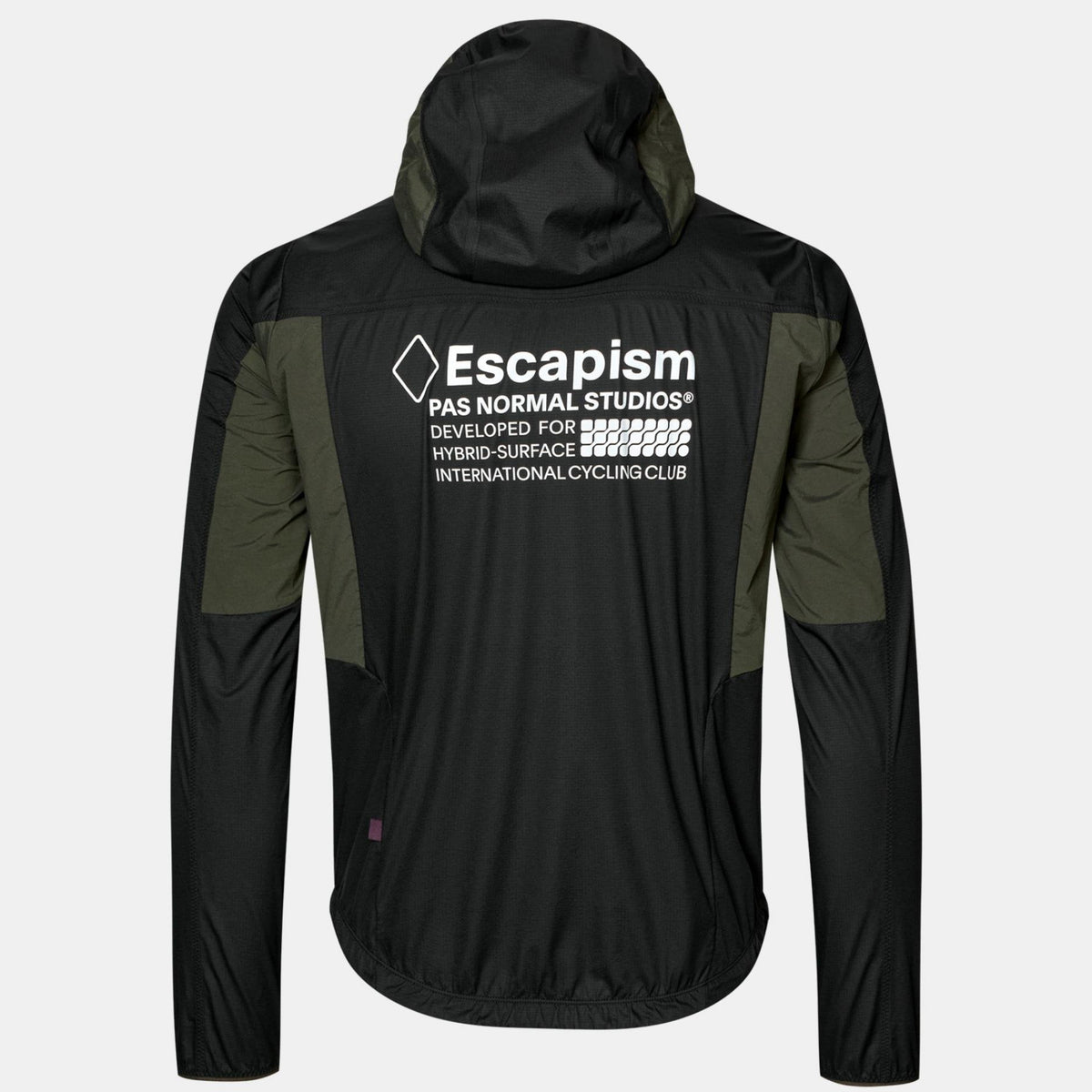 Pas Normal Studios Escapism Hooded Lightweight Jacke - Schwarz