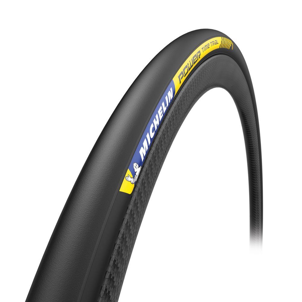 Copertoncino Michelin 700X25 Power Time Trial Tube Type Pieghevole Racing - Nero - E
