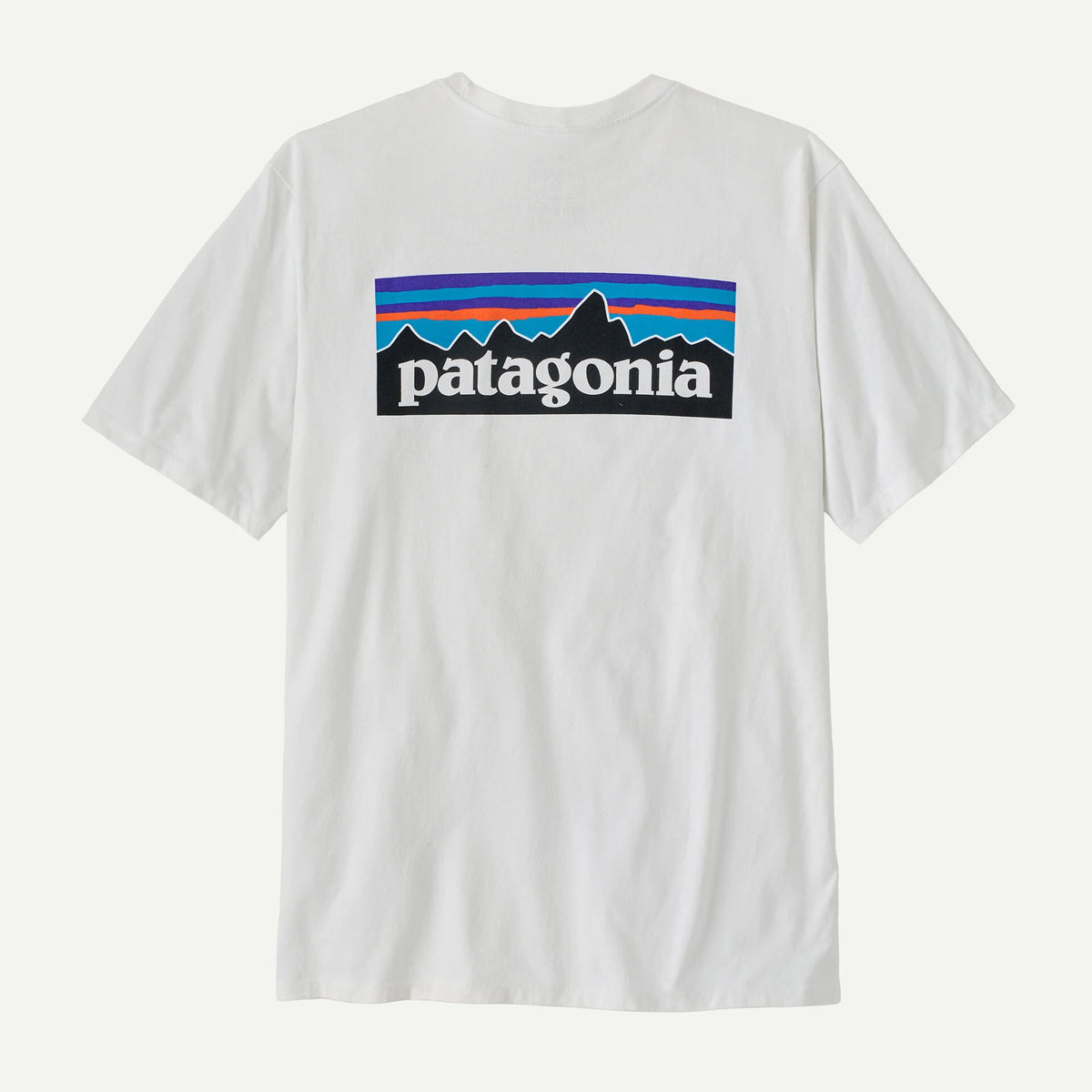 T-Shirt Patagonia P-6 Logo Responsibili-Tee - Bianco