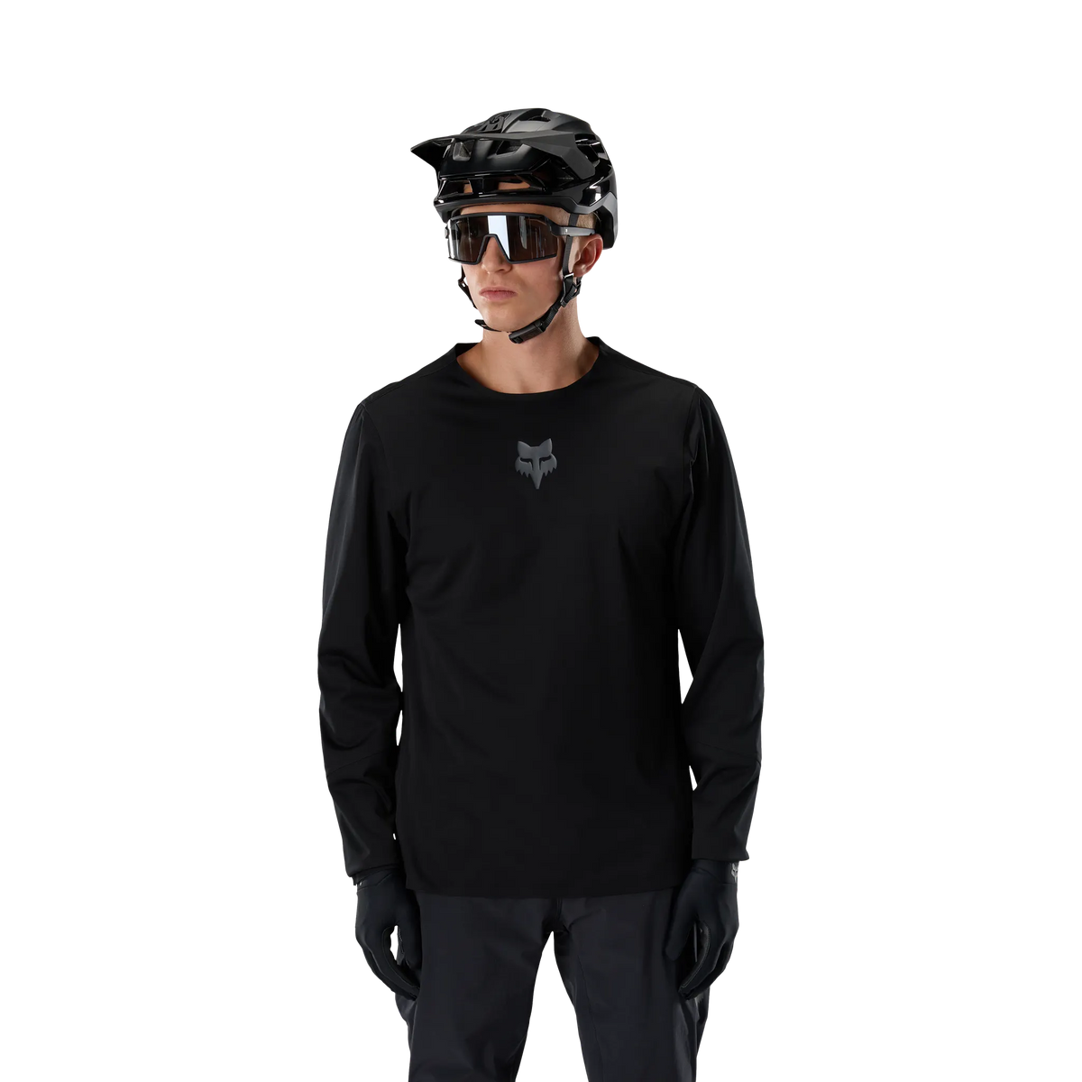Maillot mangas largas Fox Flexair Water - Negro