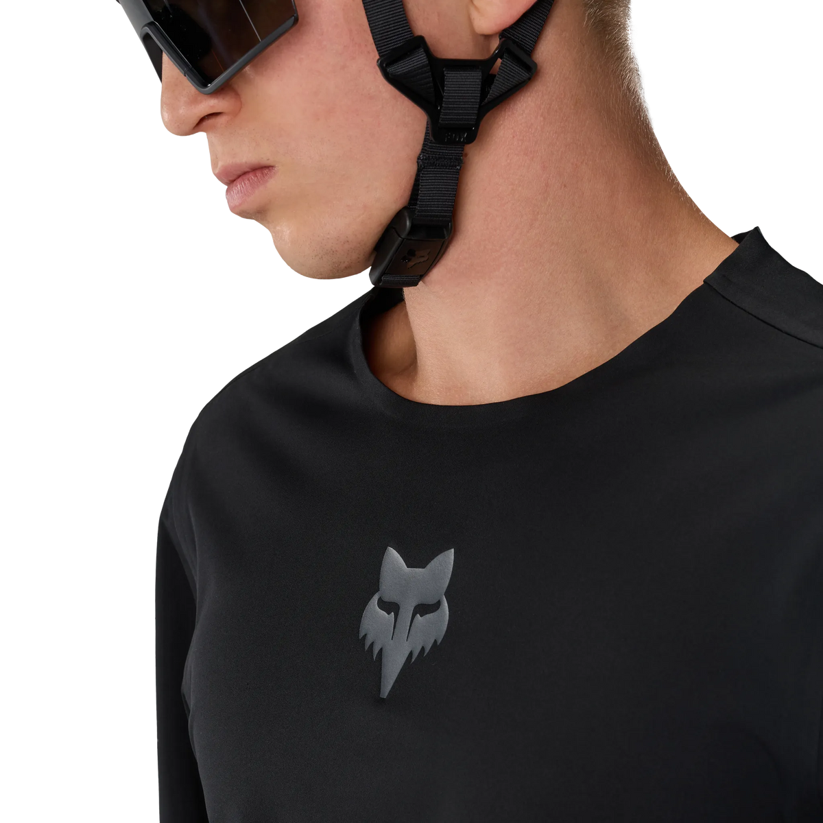 Maillot mangas largas Fox Flexair Water - Negro