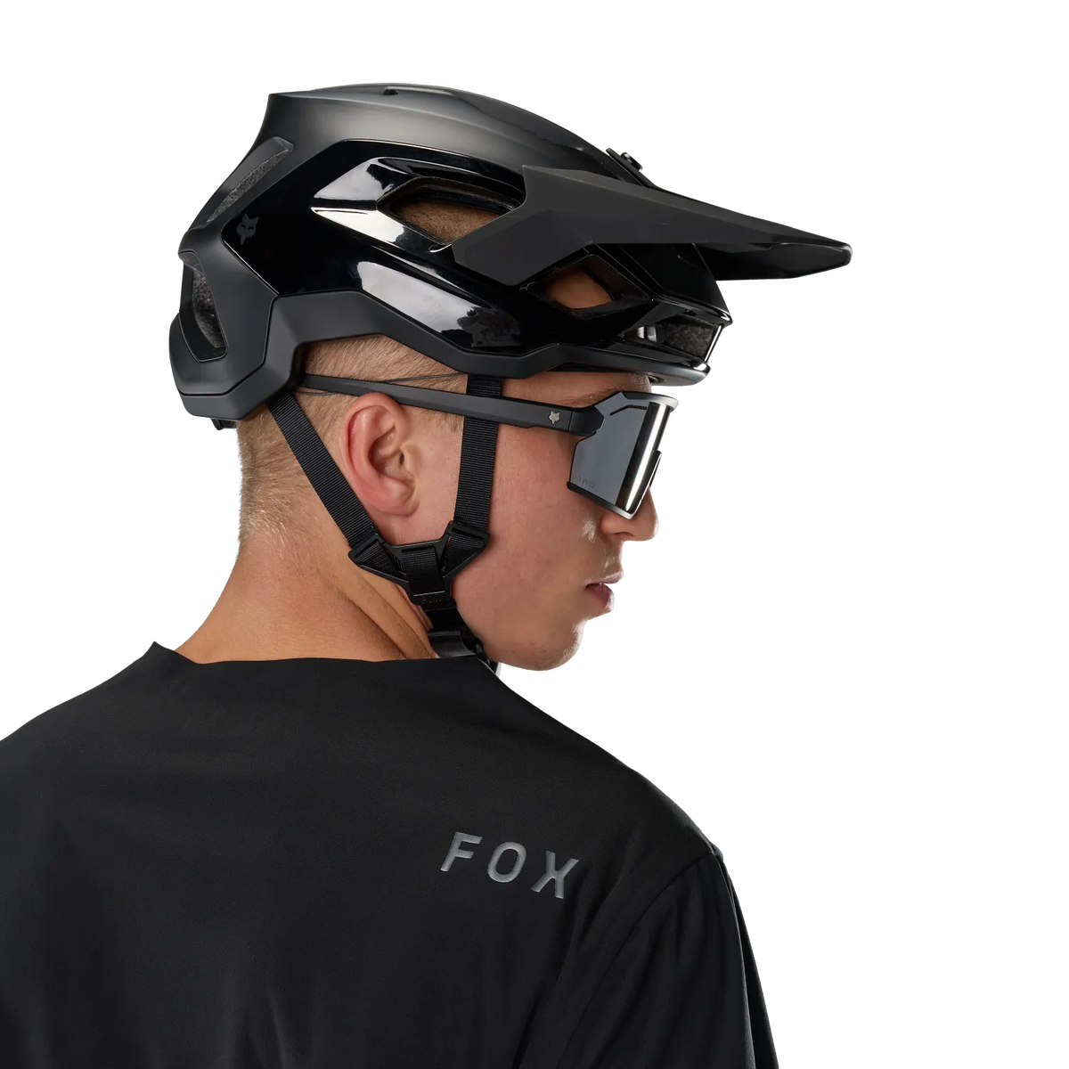 Maillot mangas largas Fox Flexair Water - Negro