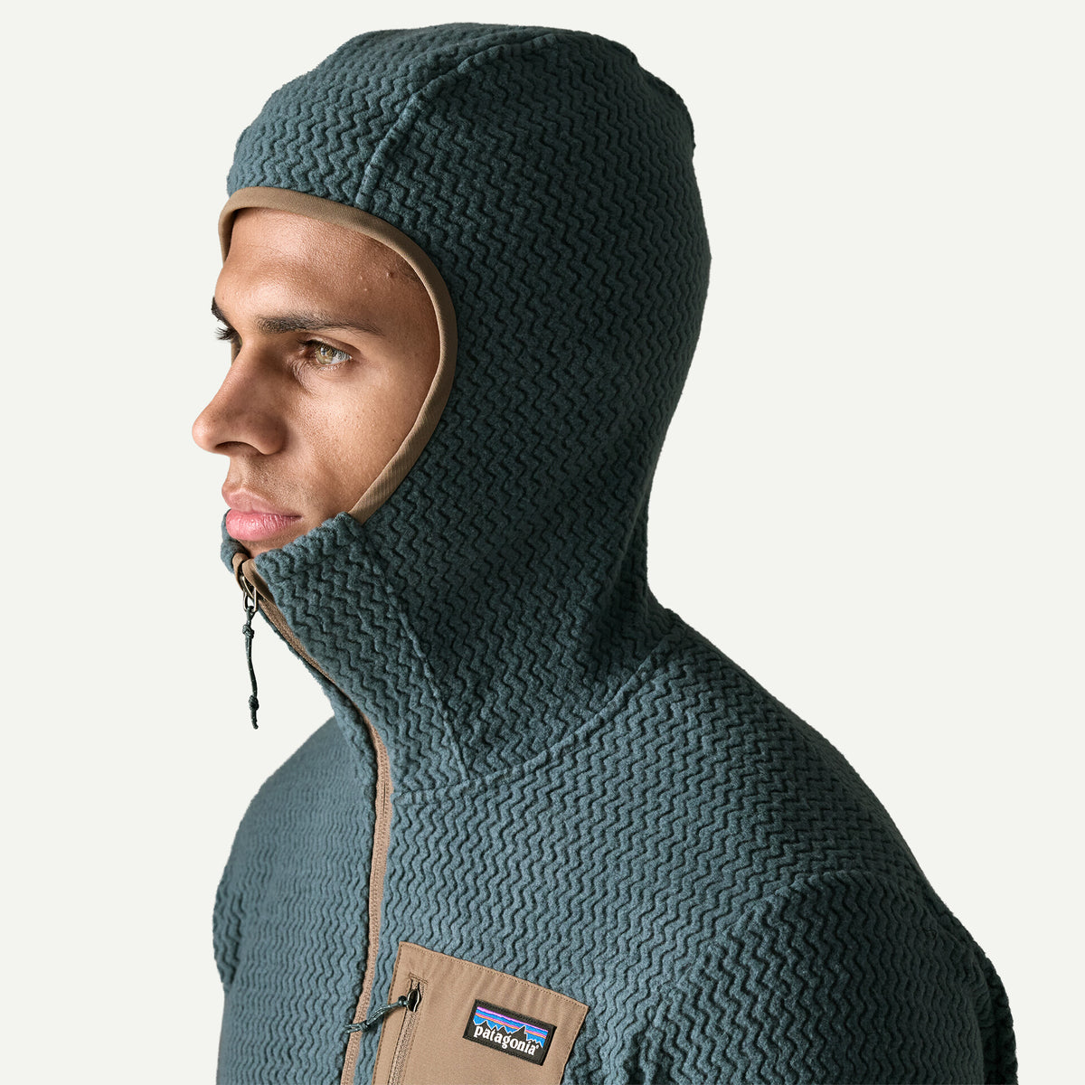 Patagonia R1 Air Full-Zip Fleece - Graublau