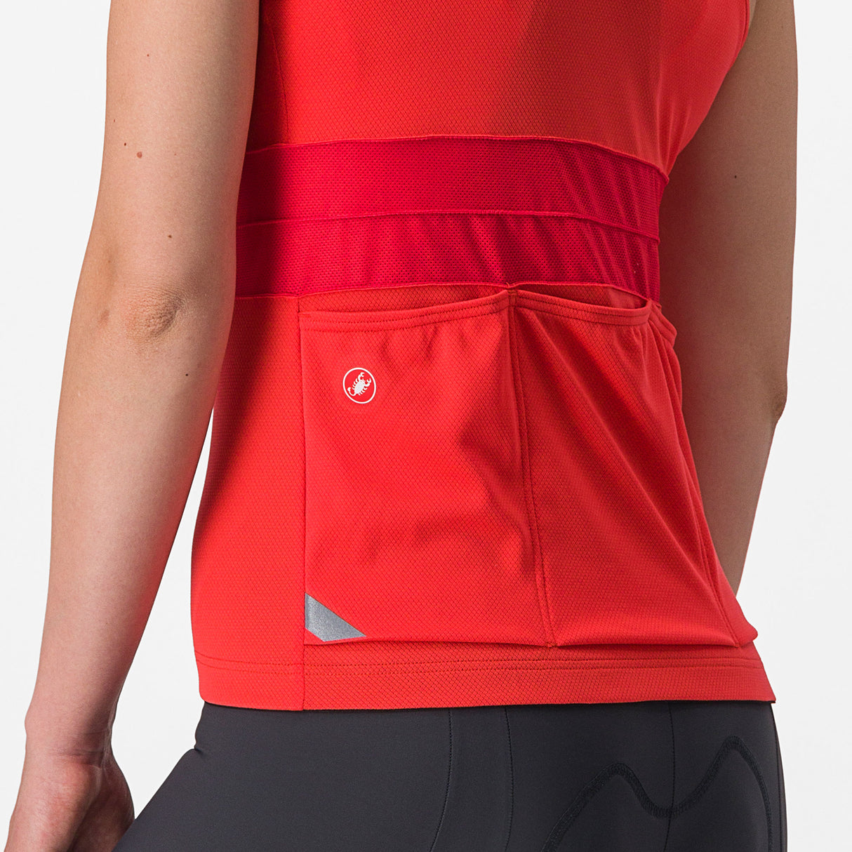 Maglia donna senza maniche Castelli Anima 4 - Rosso - M