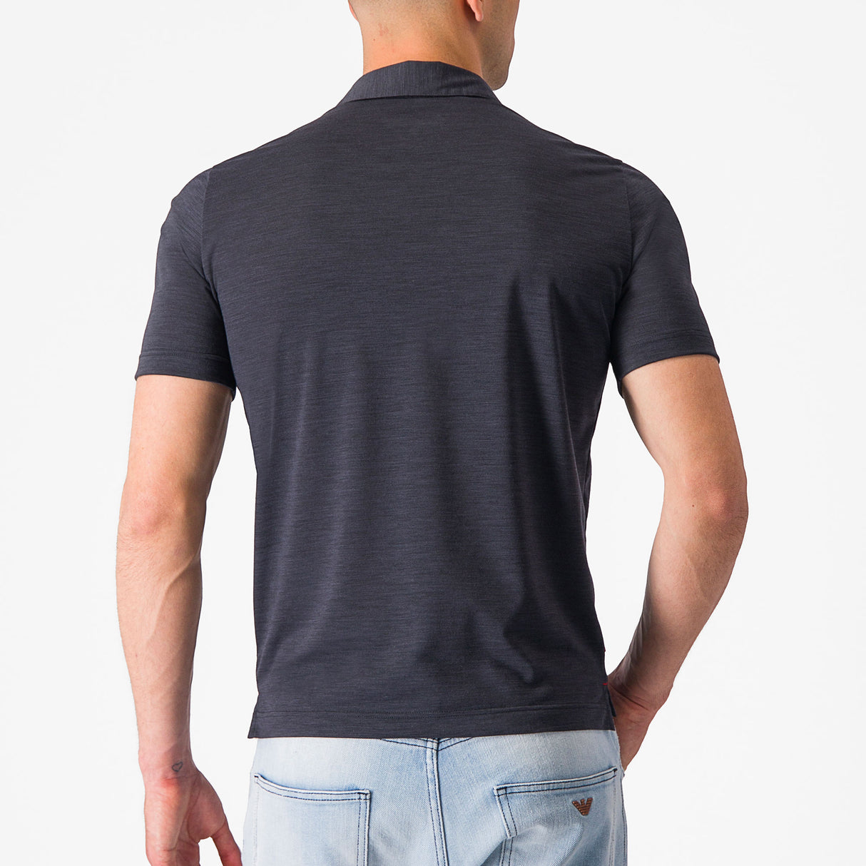 Polo Castelli Merino - Nero - C
