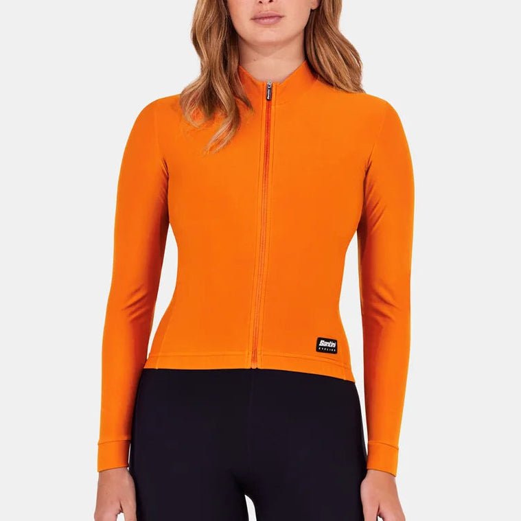 Maillot manches longues Santini RTR - Orange clair
