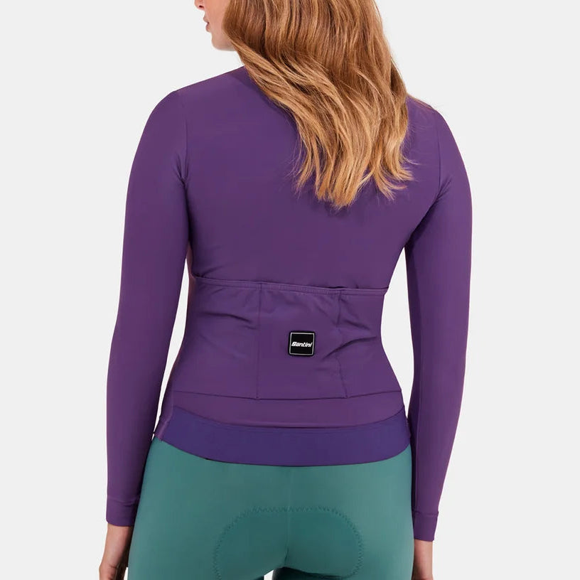 Santini RTR langarmtrikot - Melanzana