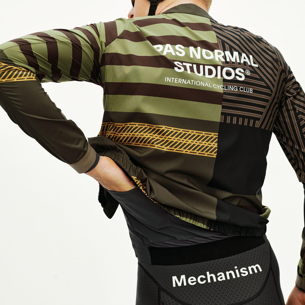 Veste Pas Normal Studios Mechanism Stow Away AOP International - Vert