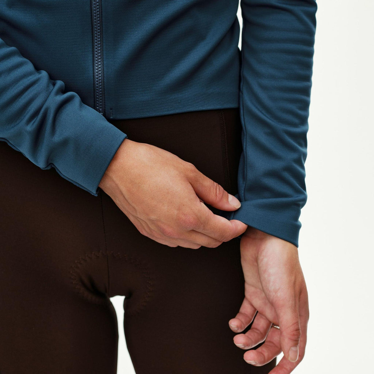 Maglia donna maniche lunghe Pas Normal Studios Mechanism Thermal 2.0 - Denim Blue