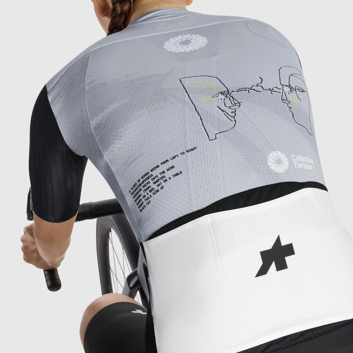 Jersey women Assos Collective 13 - Grey