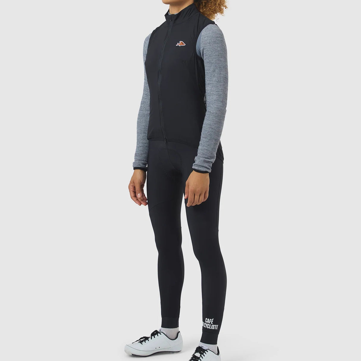 Gilet donna Cafe du Cycliste Edith - Nero - C