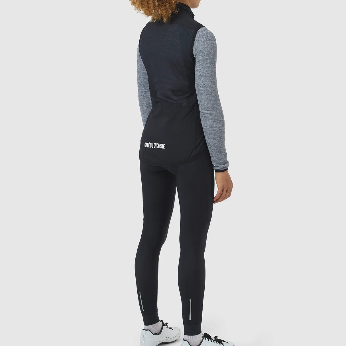 Gilet donna Cafe du Cycliste Edith - Nero - D