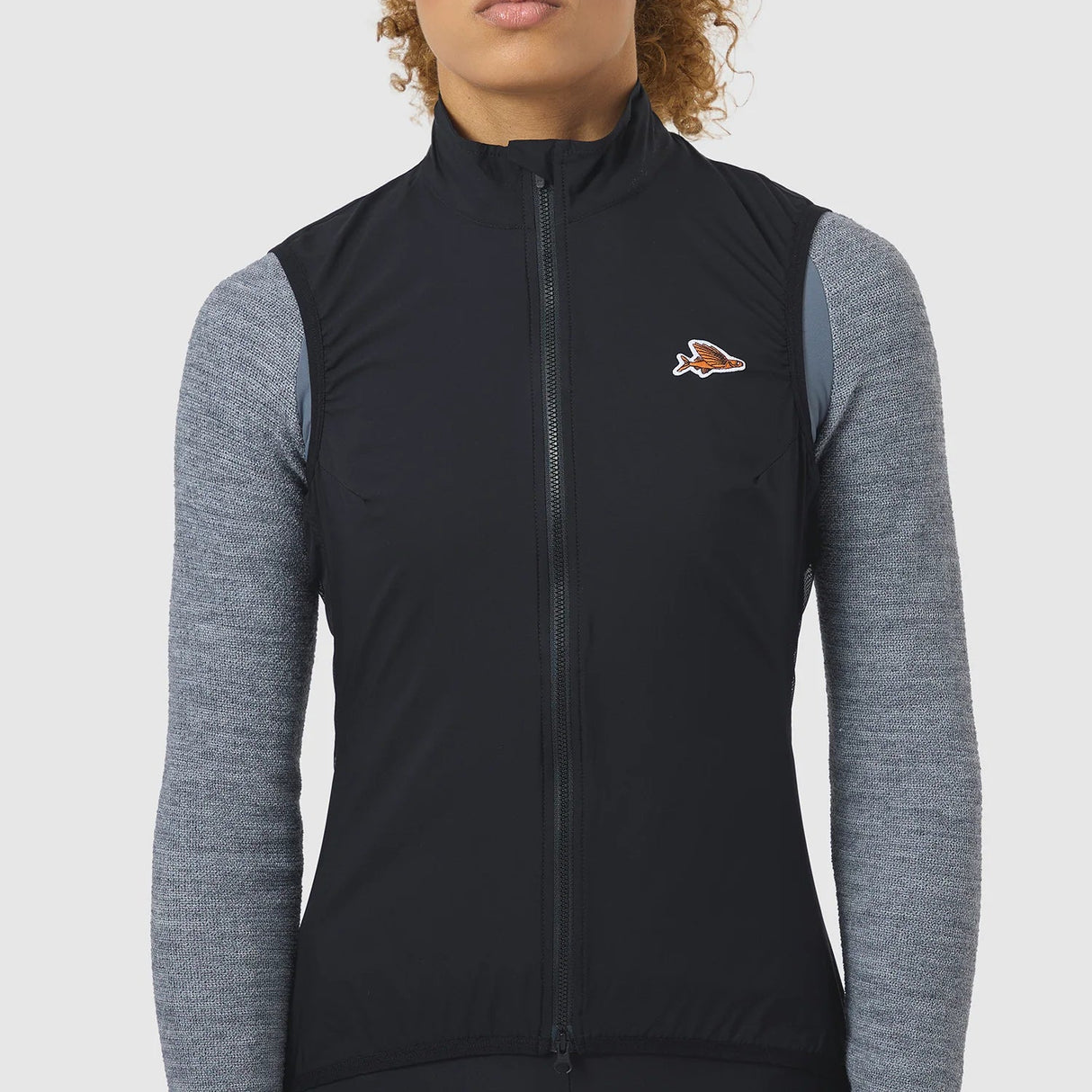 Gilet donna Cafe du Cycliste Edith - Nero - Q