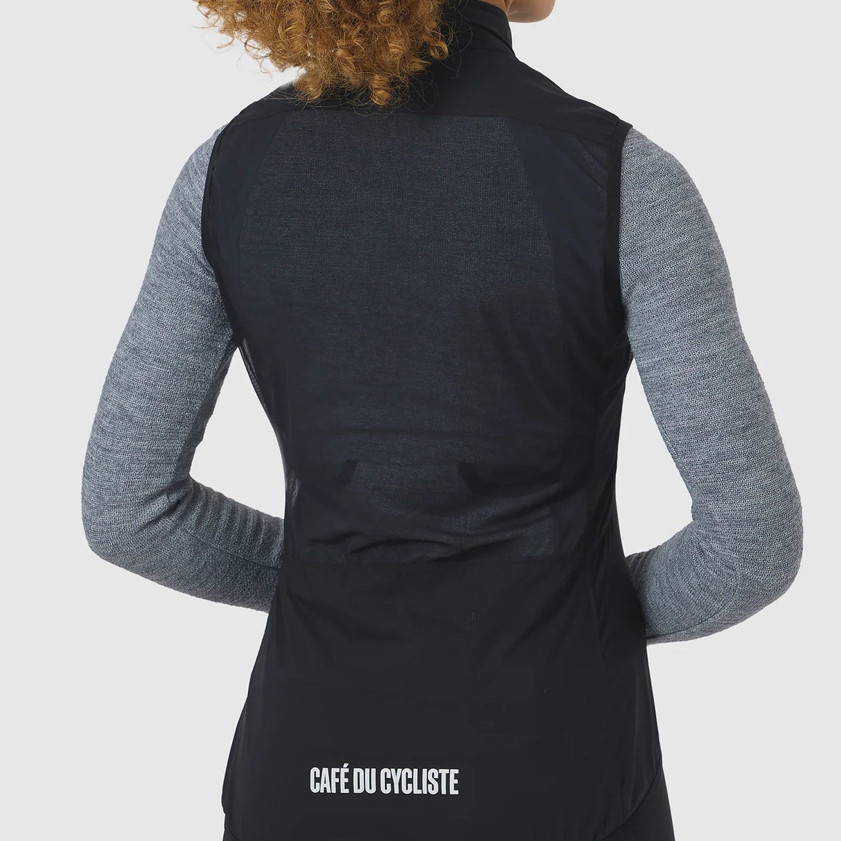 Gilet donna Cafe du Cycliste Edith - Nero - B