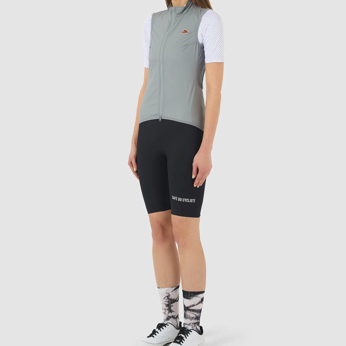 Gilet donna Cafe du Cycliste Edith - Grigio - N